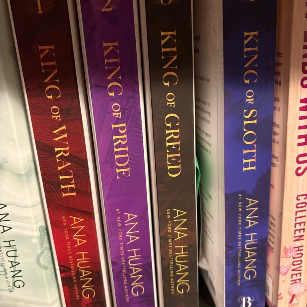 King of wrath book set 1-4 Ana Huang